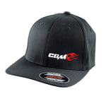 CBM MOTORSPORTS™ BLACK FLEX FIT BALL CAP WITH LOGO