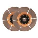 KENNEDY ENGINEERED PRODUCTS 6 PUCK 200MM 8" DOUBLE CLUTCH DISK SET ALBINS, FORTIN, PBS, WEDDLE 1-1/8" 26 SPLINE