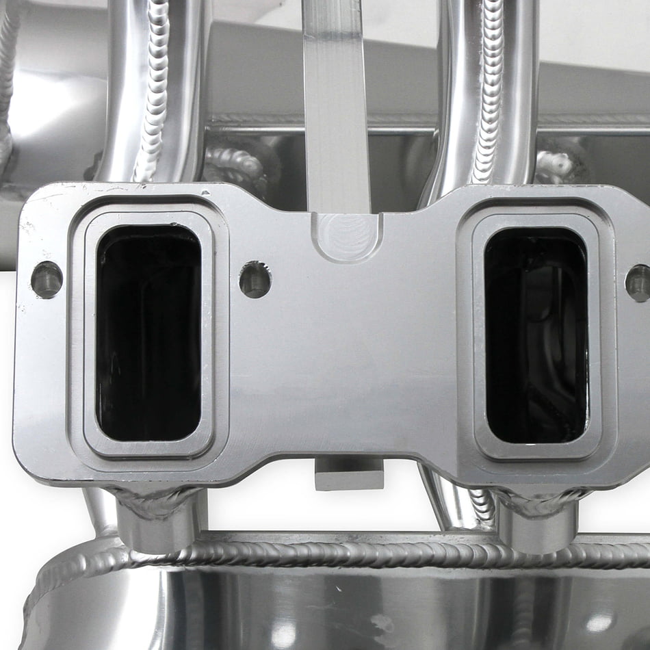 HOLLEY SNIPER EFI FABRICATED INTAKE MANIFOLD DUAL PLENUM 102MM GM LS3/L92, TB SPACERS, AND