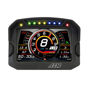 CBM MOTORSPORTS AEM CD-7LG CARBON DIGITAL RACING DASH DISPLAY/LOGGER KIT WITH GPS