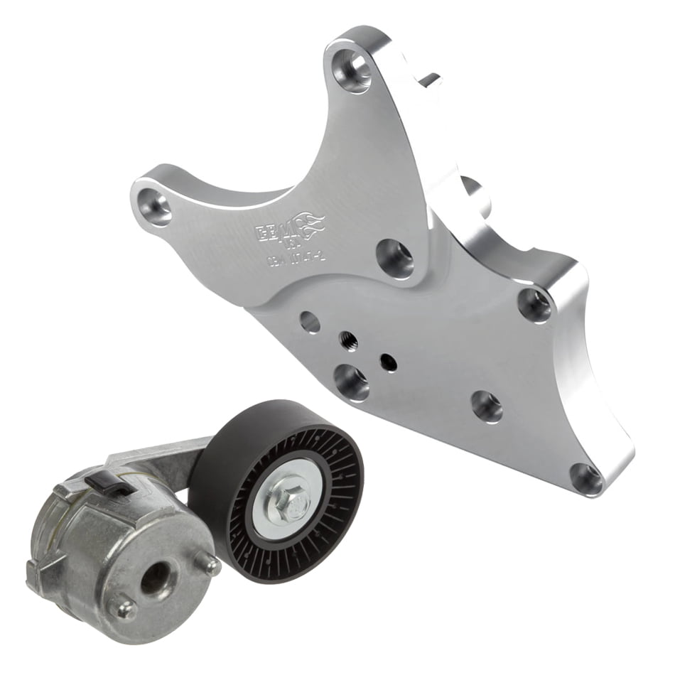 CBM MOTORSPORTS™ PASSENGER SIDE HIGH MOUNT BILLET LS ALTERNATOR BRACKET KIT