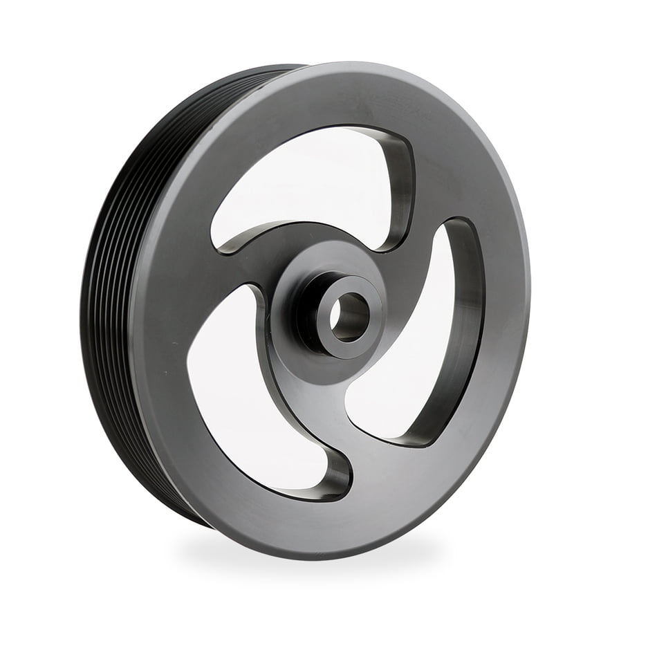 CBM MOTORSPORTS™ BLACK ANODIZED 8 RIB .660 SHAFT BILLET LS POWER