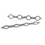 CBM MOTORSPORTS™ GM LS STYLE STAINLESS STEEL EXHAUST MANIFOLD FLANGES 1.75" PORT