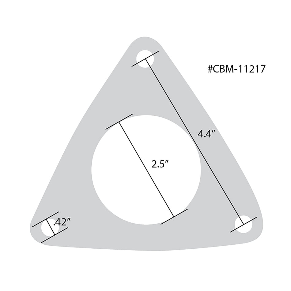 CBM MOTORSPORTS™ CUSTOM GM ECOTEC STEEL EXHAUST FLANGE