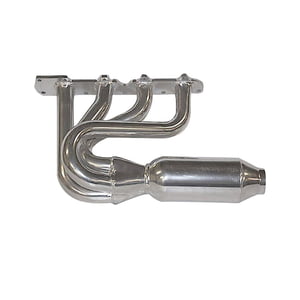 CBM MOTORSPORTS™ 2.0L 2.2L 2.4L ECOTEC L61 LEA LE5 LSJ MILD STEEL CERAMIC COATED OFF ROAD HEADER SIDE DUMP W/MUFFLER