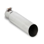 HOOKER EXHAUST TIP SLANT CUT 2.25" IN, 3.0" OUT, 11" OVERALL