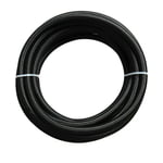 CBM MOTORSPORTS BLACK NYLON COVERED BRAIDED STAINLESS STEEL HOSE -16 AN CUT TO SIZE