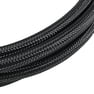 CBM MOTORSPORTS BLACK NYLON COVERED BRAIDED STAINLESS STEEL HOSE -6 AN CUT TO SIZE