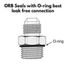 CBM MOTORSPORTS™ -6AN TO -10 ORB FITTING