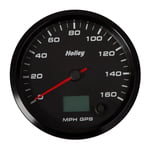 HOLLEY 4-1/2" ANALOG STYLE STANDALONE SPEEDOMETER 160 MPH BLACK FACE WITH GPS