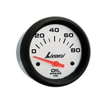 LIVORSI MEGA-RACE SERIES ELECTRIC OIL PRESSURE GAUGES 0-80 PSI