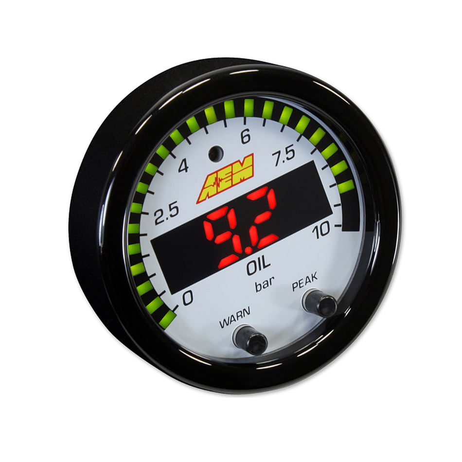 AEM PERFORMANCE ELECTRONICS XSERIES OIL PRESSURE GAUGE 0150PSI / 010
