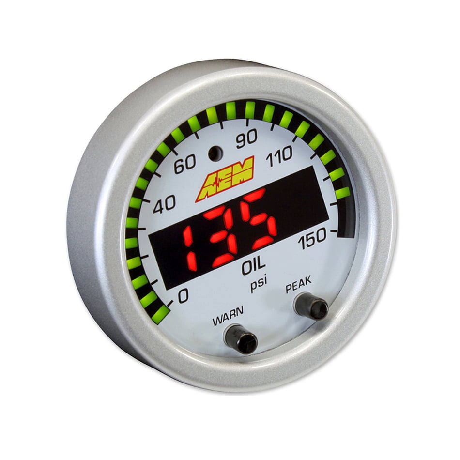 AEM PERFORMANCE ELECTRONICS XSERIES OIL PRESSURE GAUGE 0150PSI / 010