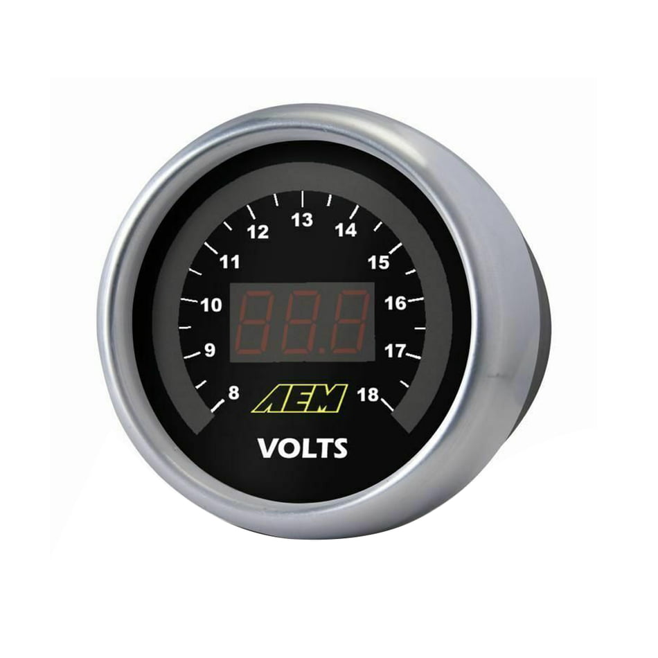 AEM PERFORMANCE ELECTRONICS DIGITAL VOLT GAUGE 818V