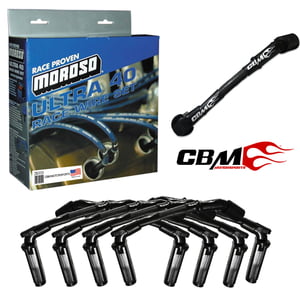 SPARK PLUG BOOT & TERMINAL KIT, STRAIGHT ENDS, ULTRA 40