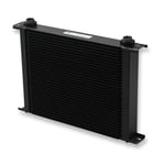 EARLS ULTRAPRO OIL COOLER - BLACK - 34 ROWS - EXTRA-WIDE COOLER - 10 O-RING BOSS FEMALE PORTS 834ERL