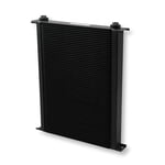 EARLS ULTRAPRO OIL COOLER - BLACK - 60 ROWS - EXTRA- WIDE COOLER - 10 O-RING BOSS FEMALE PORTS 860ERL