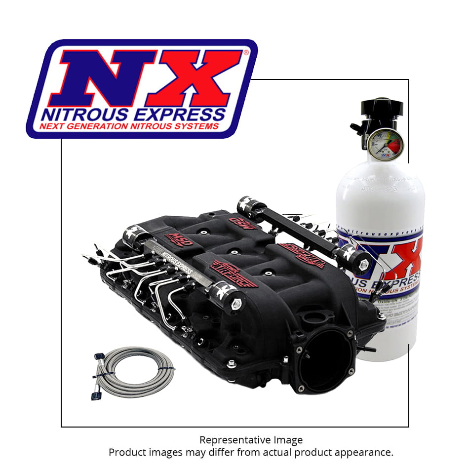 NITROUS EXPRESS MSD AIRFORCE 103MM INTAKE MANIFOLD WITH NITROUS EXPRESS MSD AIRFORCE 103MM INTAKE MANIFOLD WITH