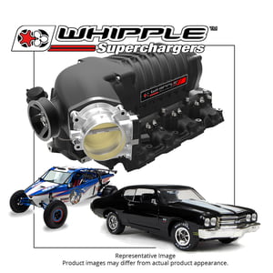 WHIPPLE LS1/LS2/LS3/LS7 FRONT FEED GEN VI 3.8L SUPERCHARGER INTERCOOLED HOT ROD KIT