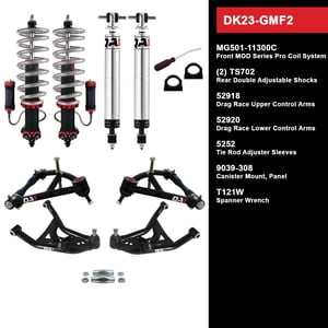 QA1 LEVEL 3 DOUBLE ADJUSTABLE FRONT REAR DRAG RACE KIT FOR 70-81 GM F-BODY