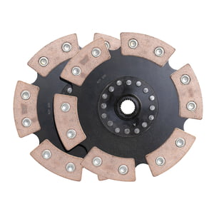 KENNEDY ENGINEERED PRODUCTS 6 PUCK 228MM 9" DOUBLE CLUTCH DISK SET ALBINS, FORTIN, PBS, WEDDLE 1-1/8" 26 SPLINE